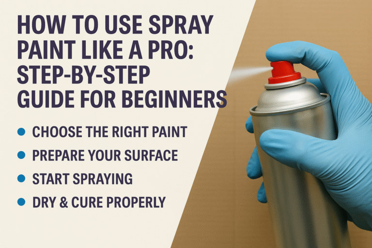How to Use Spray Paint Like a Pro: Step-by-Step Guide for Beginners ...